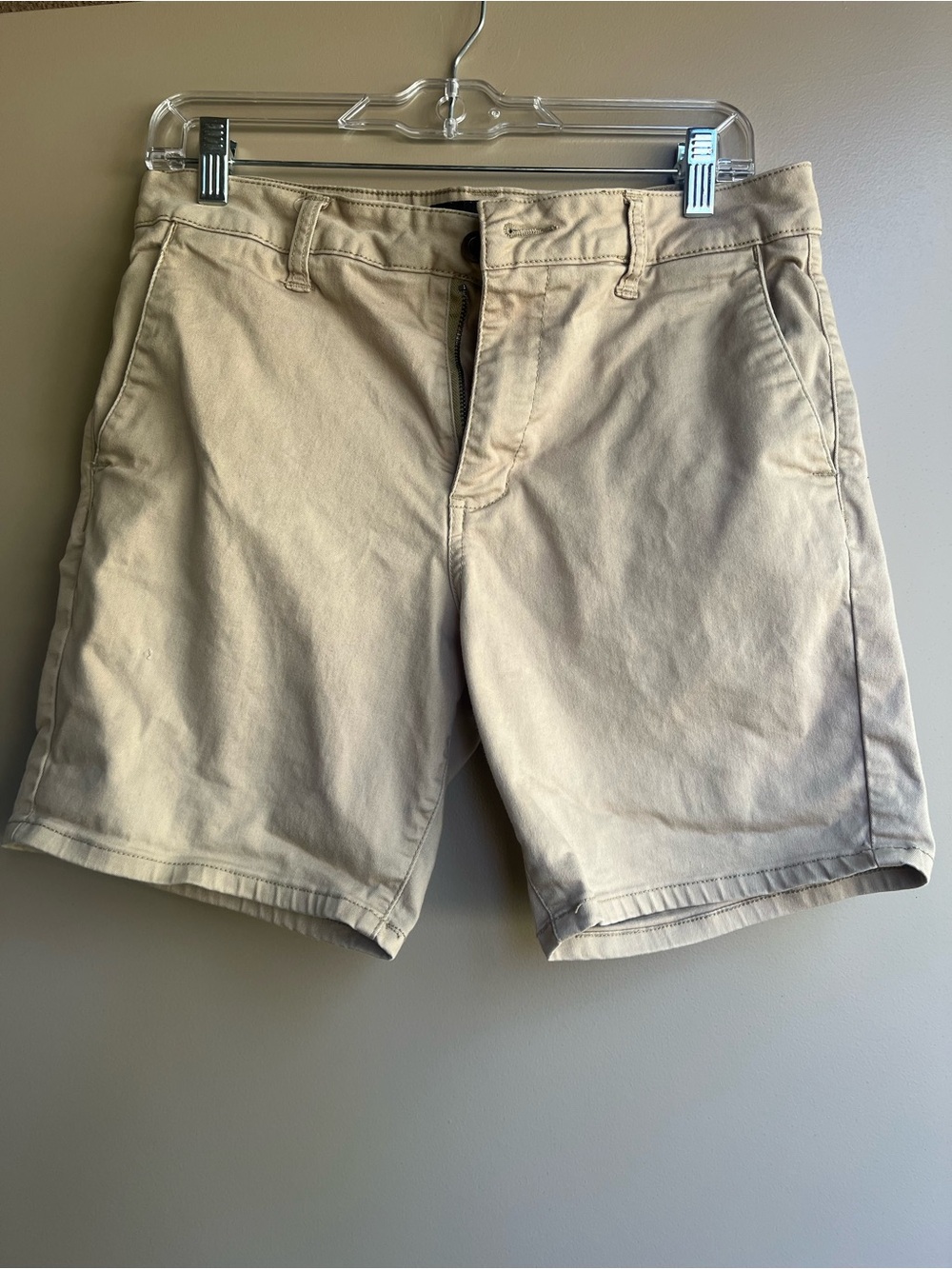 RSQ Men's Flat Front Beige Casual Shorts sz30